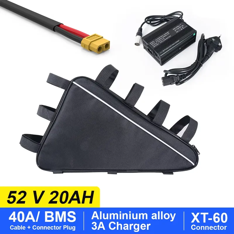 2026 US Triangle Lithium Elect - Ebike Battery 52V 20Ah Triangle Pack 评论和价格