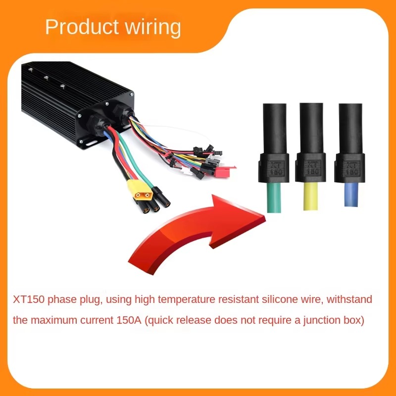 3000W 5000w Electric Vehicle C - Sine Wave Controller 48V 72V 80A 评论和价格