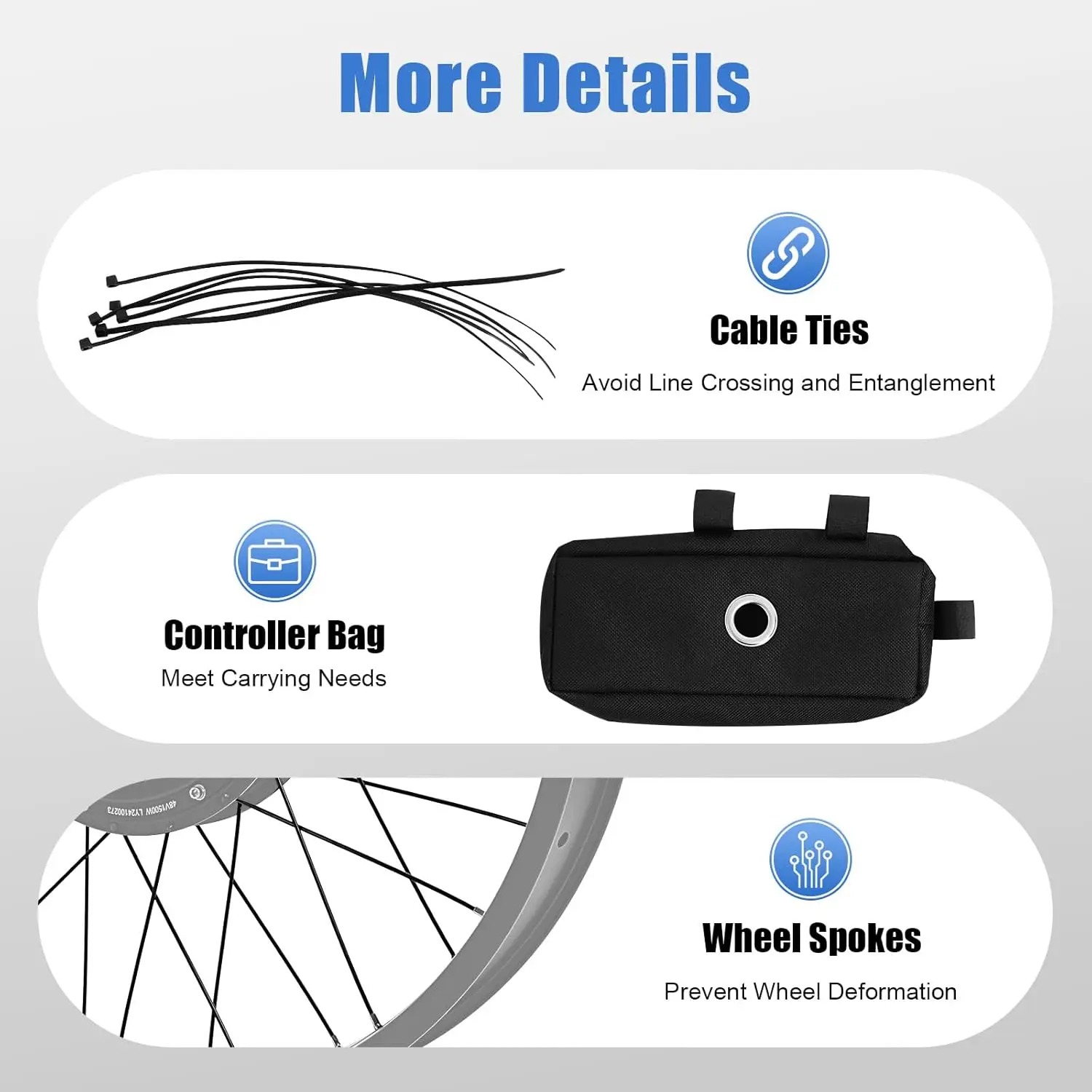 48V 1500W Electric Bike Conver - Ebike Conversion Kit 72V 3000W 评论和价格