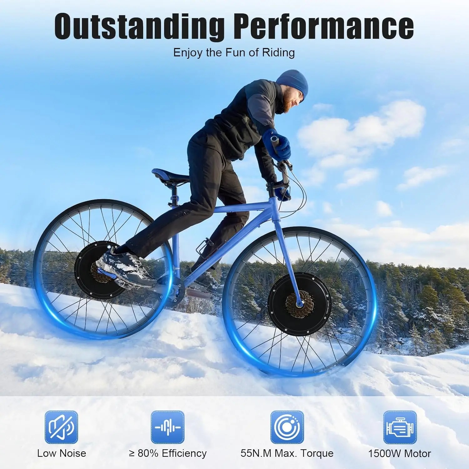 48V 1500W Electric Bike Conver - Ebike Conversion Kit 72V 3000W 评论和价格